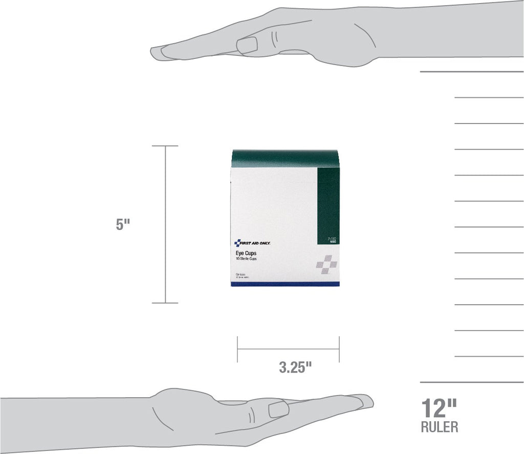 7-110 Sterile Eye Cups, 10 Per Box