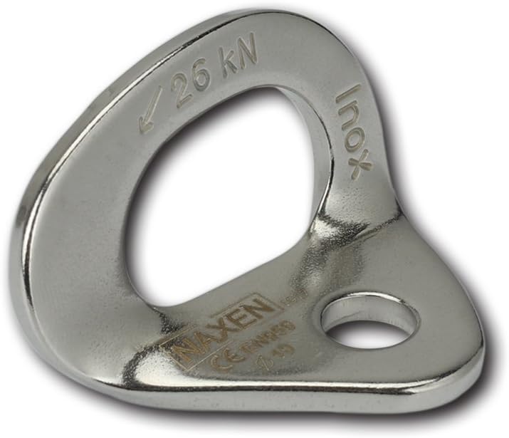 26kN Bolt Hanger Stainless Steel Climbing Hanger Climbing Anchor for 10 mm / 3/8" Bolt Pack of 6