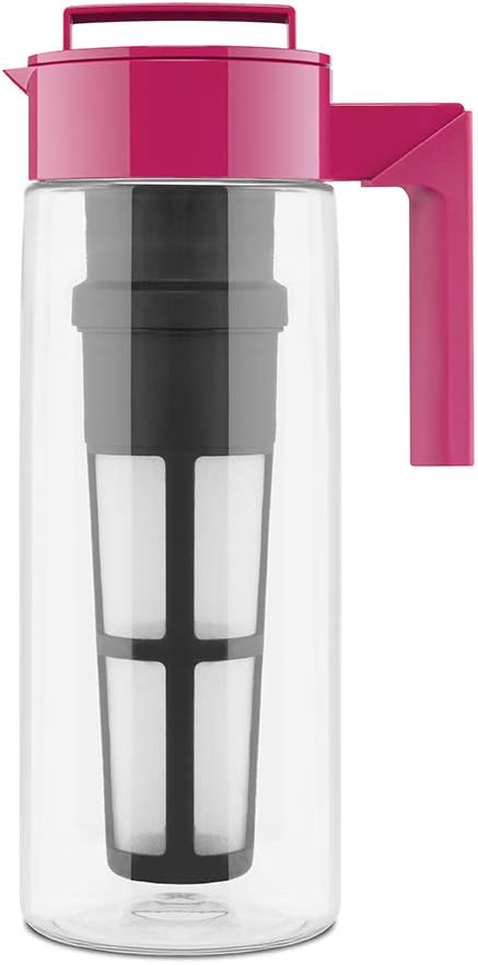 Flash Chill Iced Tea Maker - Versatile Tea Brewer for Loose/Bagged Tea - Patented Flash Chill Tech Hot/Cold Use
