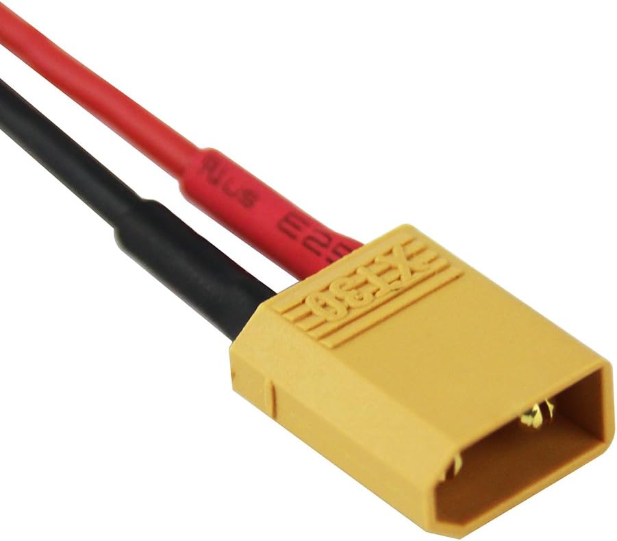 5pcs Male XT30 to 2-pin JST-PH2.0 Male Adapter Conversion Cable 22awg 10cm