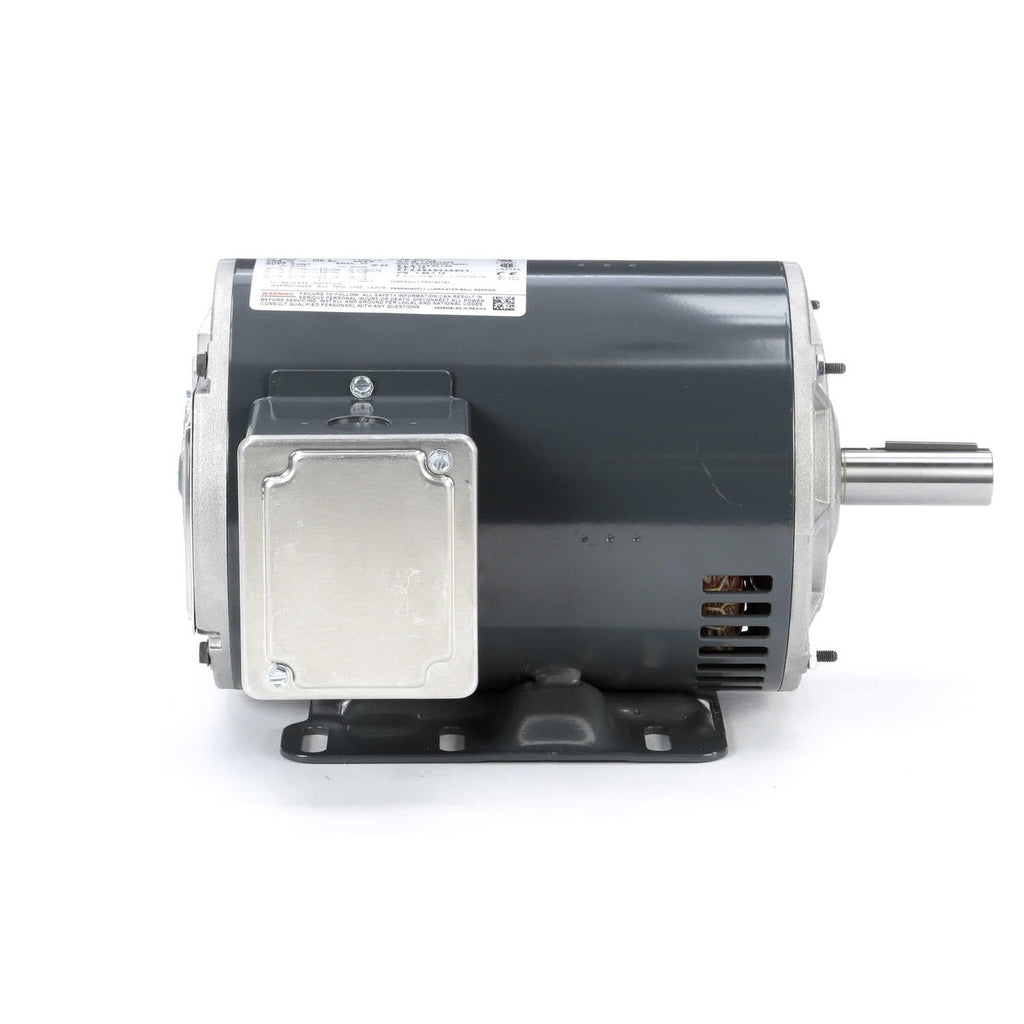 Marathon K065 56HZ Frame General Purpose Motor, 3 Phase, Rigid Base, Open Drip Proof, 6.2-6.2/3.1 amp, 2 hp, 1800 RPM, 208-230/460V, Suitable for Use on VFD