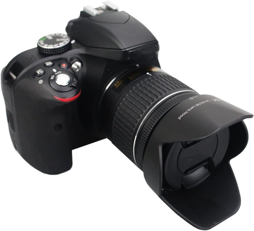 Dedicated Bayonet Reversible Lens Hood Shade for Nikon AF-P DX Nikkor 18-55mm F3.5-5.6G VR & AF-P DX Nikkor 18-55mm