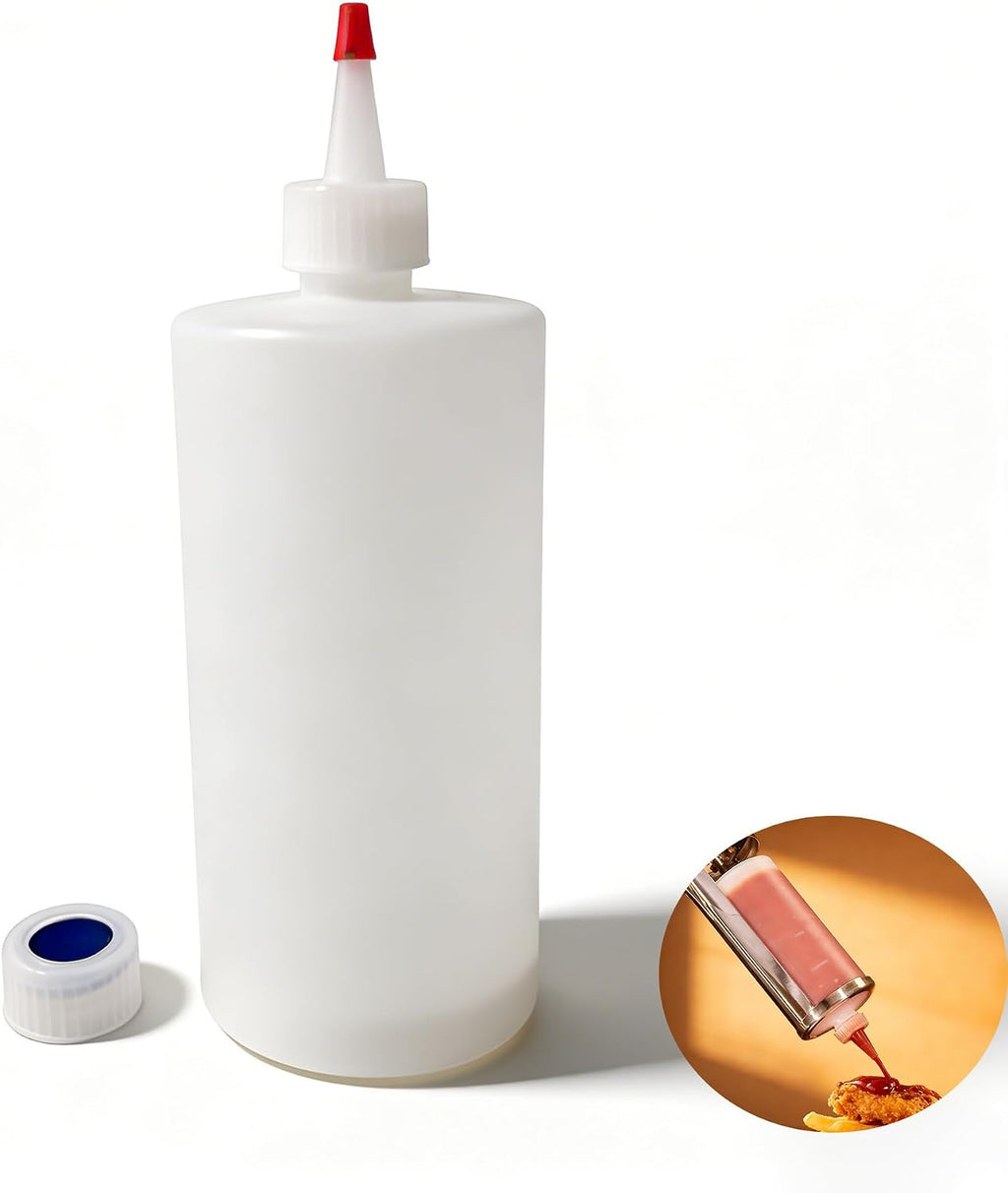 Replacement Sauce Bottle for 580 Series Sauce Guns - Large Capacity 20oz Refillable Condiment Container, Single Bottle
