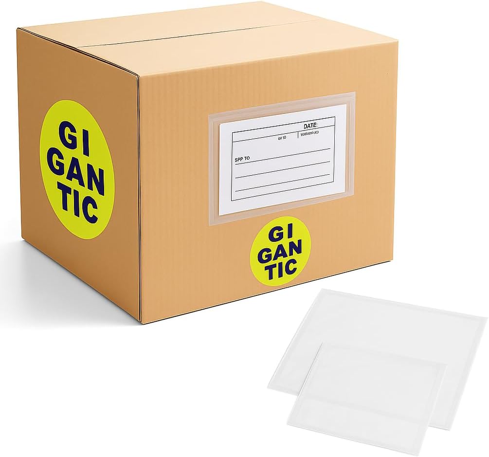 Packing List Enclosed Envelopes – 4.5" x 5.5" Short Side Opening – Self-Adhesive Clear or Printed Options – Multiple