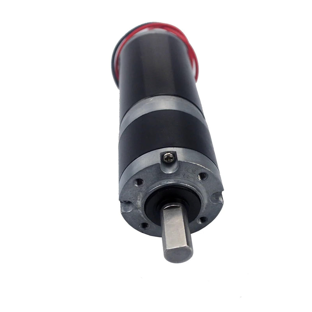 High Torque Long Life Low Noise Metal Steel Pipe Planet Reducer 32mm Diameter DC 12V 24V Micro Planetary Gear Motor(98 RPM,12V-6mm Shaft)
