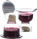 Chalice Prefilled Communion Cups 600 Count | Concord Grape Juice & Bread | Traditional, Easy-Open, Tray & Seatback