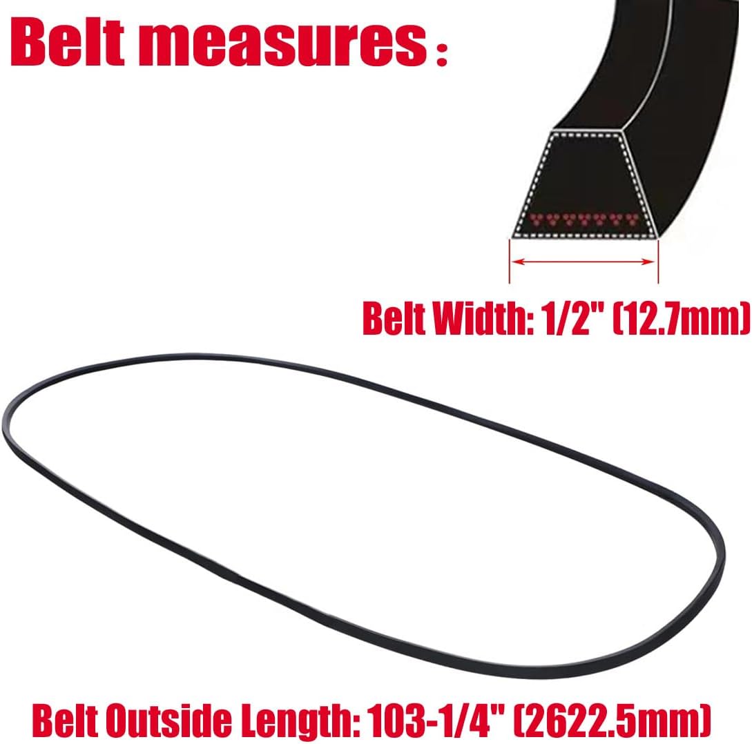 954-04219 754-04219 Deck Belt for Cub Cadt 46 inch LTX1045 LTX1046