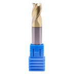 5/16" 3 Flute Solid Carbide Stub Square End Mill for Aluminum - ZrN Coated