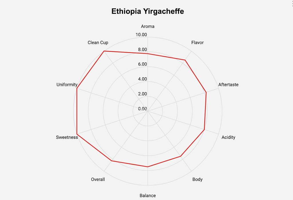 Ethiopia Yirgacheffe - Premium Green Coffee Bean - Unroasted Coffee Bean - 2lb