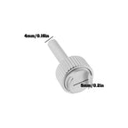 Briny River 2pcs 4mm Diameter Dial Test Indicator Stems with Knurled Clamp Ring