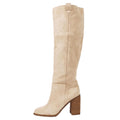 Womens Knee High Boots Slouchy Suede Fall Tall Boot Chunky Heel