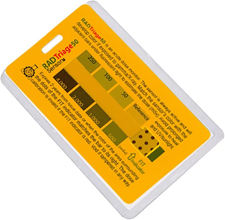 RADTriage FIT Personal Radiation Detector for Wallet or Pocket,Nuclear Radiation Detector,Electromagnetic Field