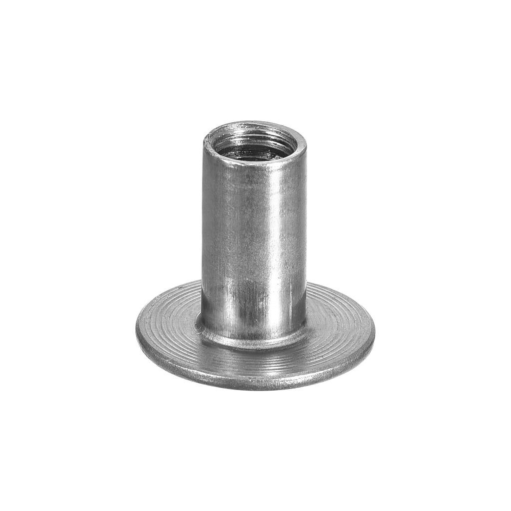 uxcell M8 T-Nuts, 12pcs Carbon Steel Tee Nuts, Round Base Weld Nut