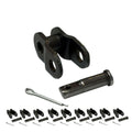Jeremywell 50 Standard Roller Chain Offset Link (10PCS)