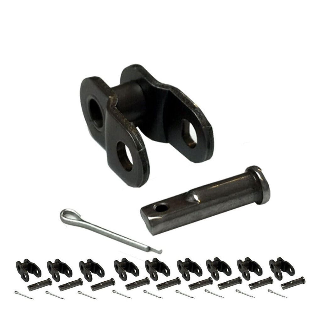 Jeremywell 50 Standard Roller Chain Offset Link (10PCS)
