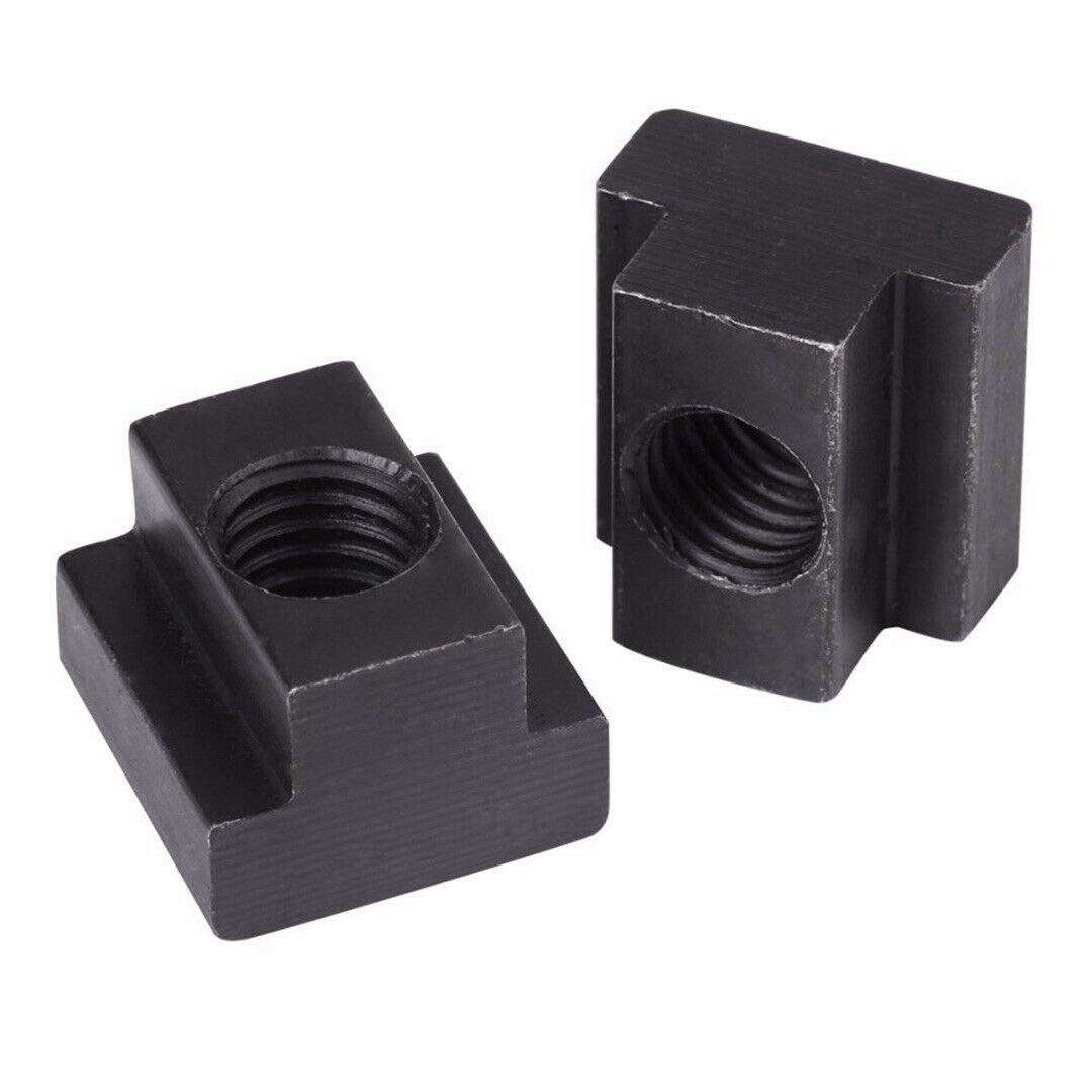 4PC Set T-Slot Nut Black Oxide Finish 3/8-16 Threads Table Slot 1/2