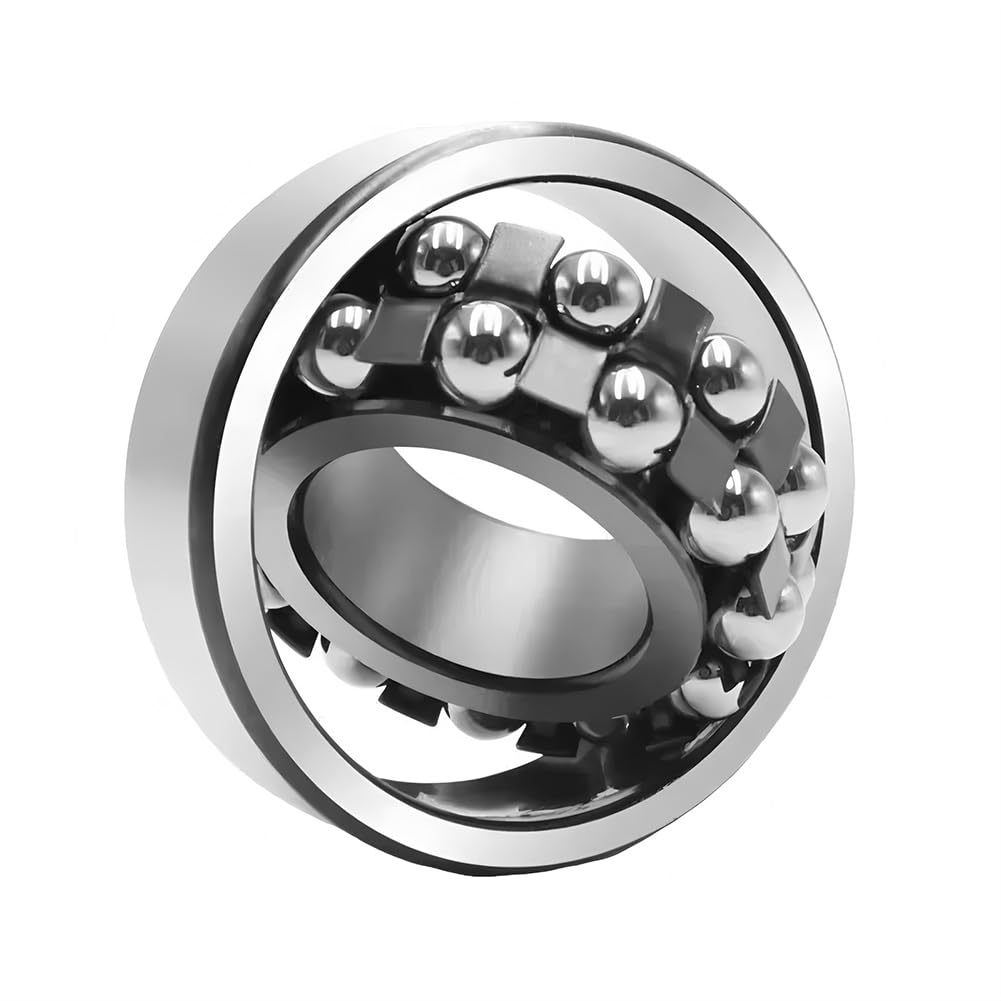 1 Pcs 1204 Self-aligning Ball Bearings, 20mm x 47mm x 14mm,Double Row Self-Aligning Ball Bearing, Steel Cage