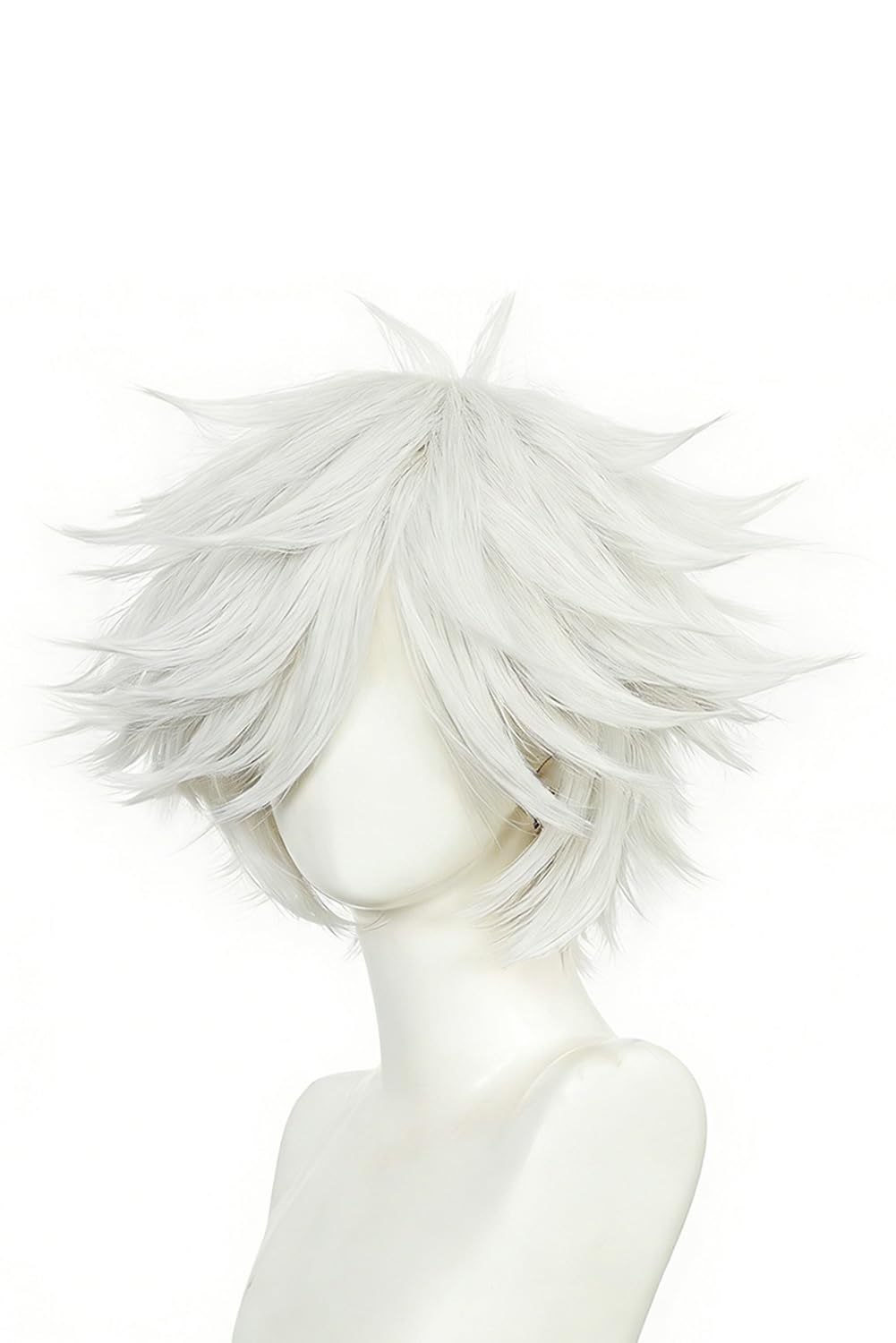 Qifrey Cosplay Wig Glasses Set Adults Witch Hat Atelier Qifrey Costume Accessories Wig Eyewear for Halloween (White)
