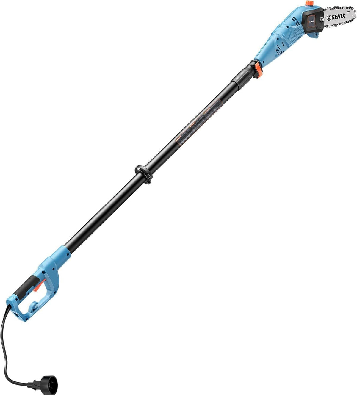 Corded Electric Pole Saw, Electric Telescoping Pole Saw with 8-Inch Bar & Chain, Adjustable Extension Tree Trimmer