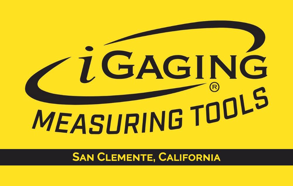 iGAGING 0-6"/150mm Electronic Digital Height Gage, Absolute Reading, in/mm/Fractional Reading, IP54 Protective Rating, Magnetic Base, #35-629