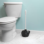 PlumbCraft MaxClean Plunger Tray, 7.5 in., Black, Universal Design