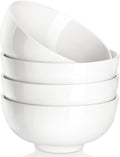 26 Oz White Ceramic Soup Bowls of 4, Cereal Bowls for Kitchen