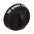 Replacement for Suburban 140229 Range Black Piezo Ignitor Knob