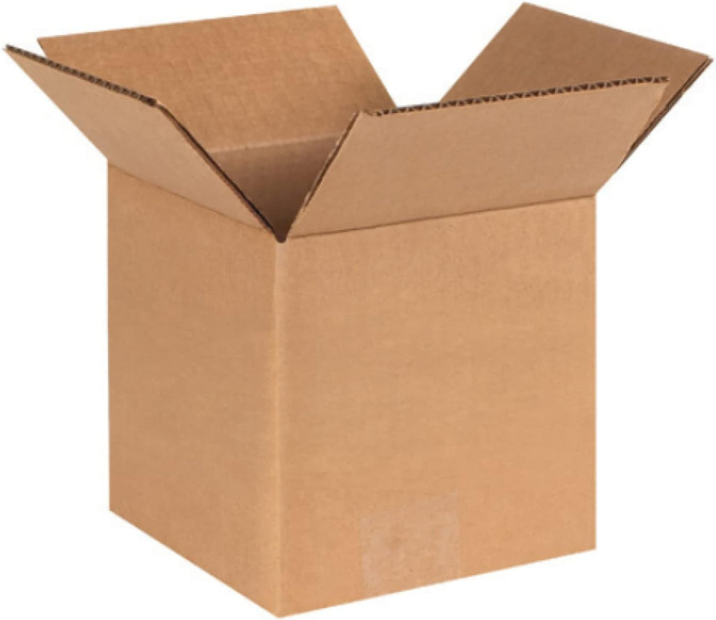 100 Pack of 7x7x7 Corrugated Cardboard Packing Shipping Mailing Moving Carton Boxes Cube