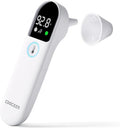 Digital Thermometer for Adults and Kids: Accurate Ear and Forehead Temperature Readings - Fever Alarm - Touchless