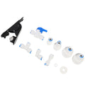 Ice Maker Line Kit for Coffee Machines, 9 Piece White Pom Connector Set