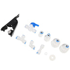 Ice Maker Line Kit for Coffee Machines, 9 Piece White Pom Connector Set
