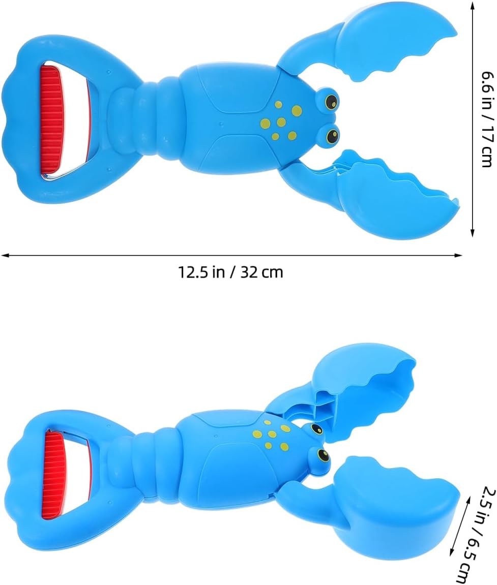 2pcs Plastic Lobster Grabber Toy Lightweight Sandbox Digger for Boys and Girls Sand Toys for and Group Activities and