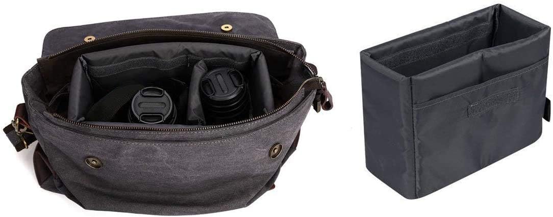 Waterproof Shockproof Foldable Camera Insert Bag Lens Cases Canon Nikon | Raindrop Proof, Fits in a Backpack