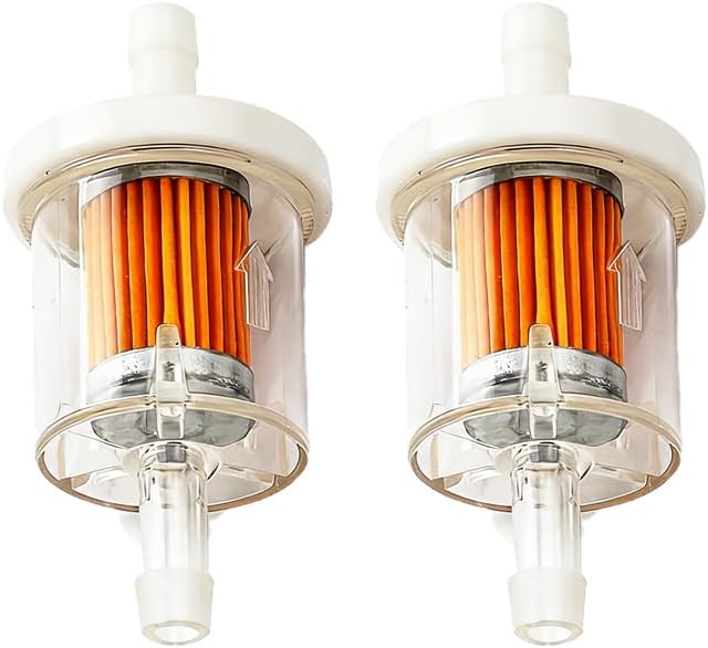 691035 493629 1/4 40 Micron Inline Fuel Filter Fit for Briggs and Stratton