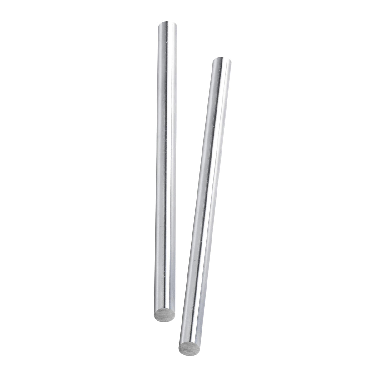 XIKE 8x200mm Hardened Chrome Linear Motion Rod H8 Tolerance (2 Pack)