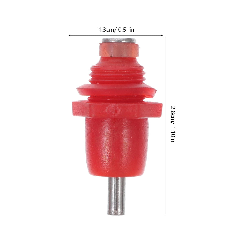 20pcs Chicken Nipple Waterer, Steel PVC, Easy Install, Red
