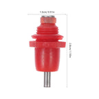 20pcs Chicken Nipple Waterer, Steel PVC, Easy Install, Red