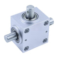 Right Angle Bevel Gearbox 90 Degree Side Mount 1:1 Gear Transmission Box (Three Short Shaft (Split Shaft))