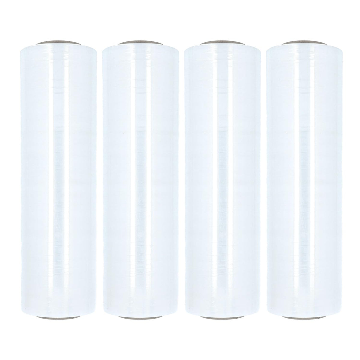 PSBM Cast Hand Plastic Stretch Wrap/Shrink Film 18" x 1500 Ft 80 GA 4 Rolls