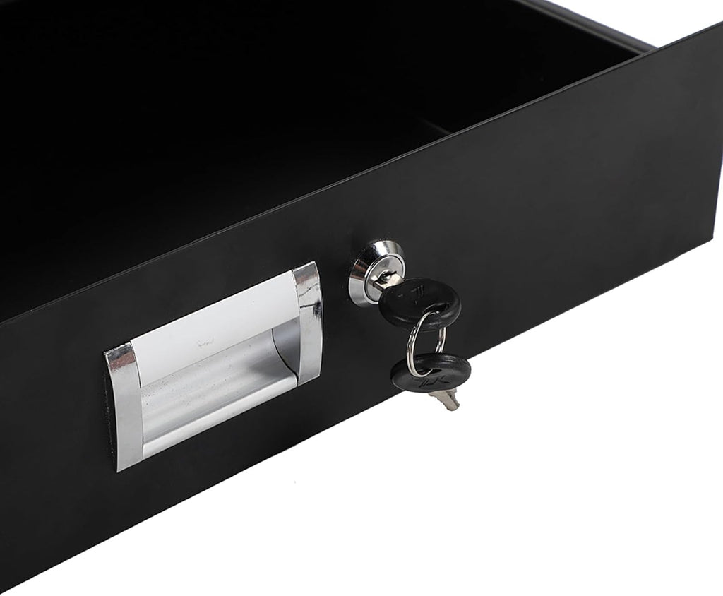 Ktaxon 2U Rack Mount Drawer for 19 Inch AV/Network/DJ Equipment Racks