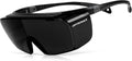 Optic Max Safety Glasses Over Eyeglasses - Fits Over Your Prescription - Safety Glasses for Men and Women with