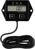 YOOREAL Digital Inductive Tach Hour Meter,RPM Gauge Meter Tachometer