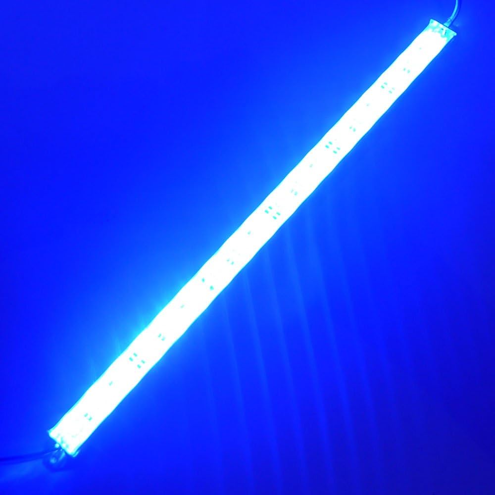 12" Blue 460nm LED Aquarium Fish Tank Light SMD5050 Waterproof IP67