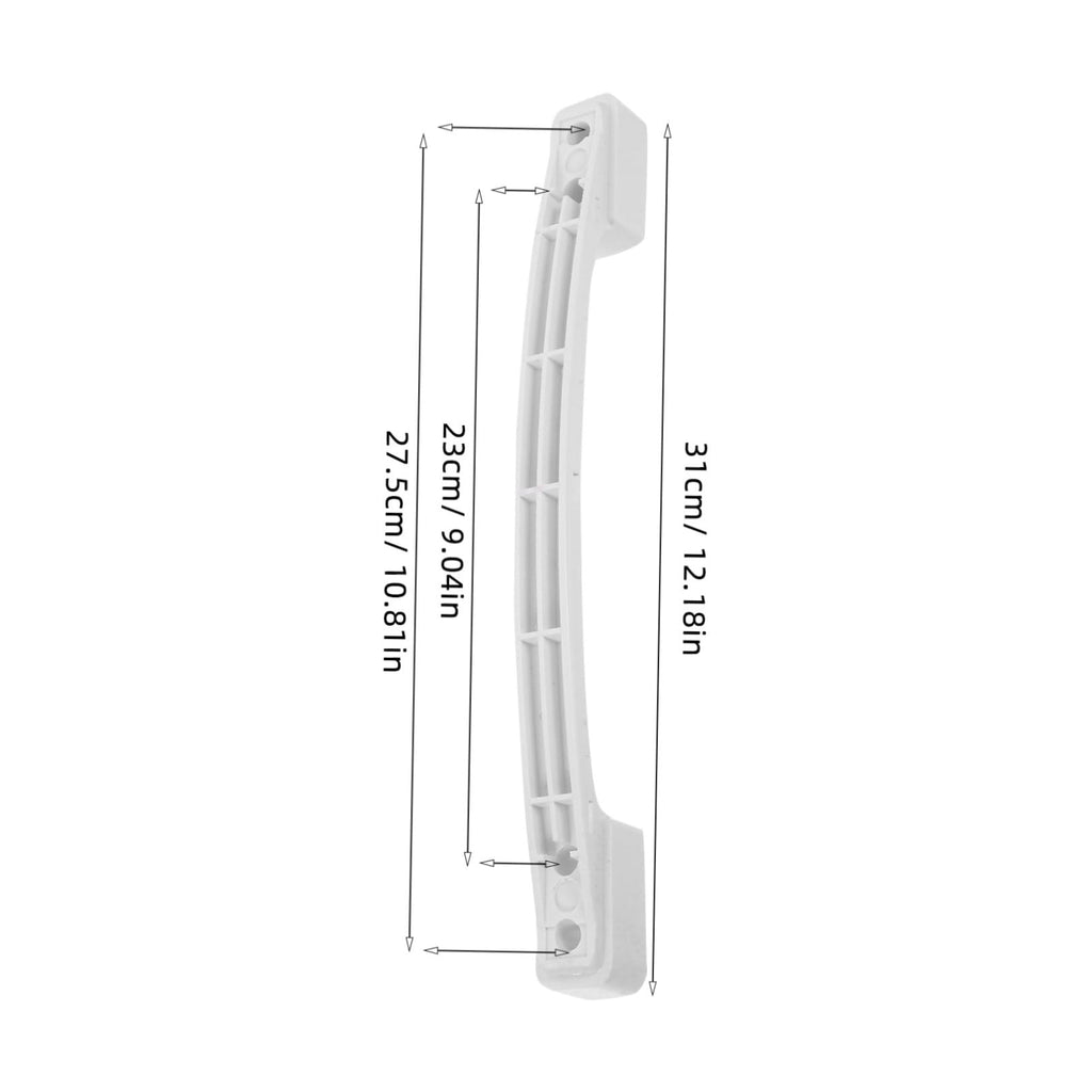 NUOBESTY 2 Pack Refrigerator Door Handle Replacement, ABS Silver
