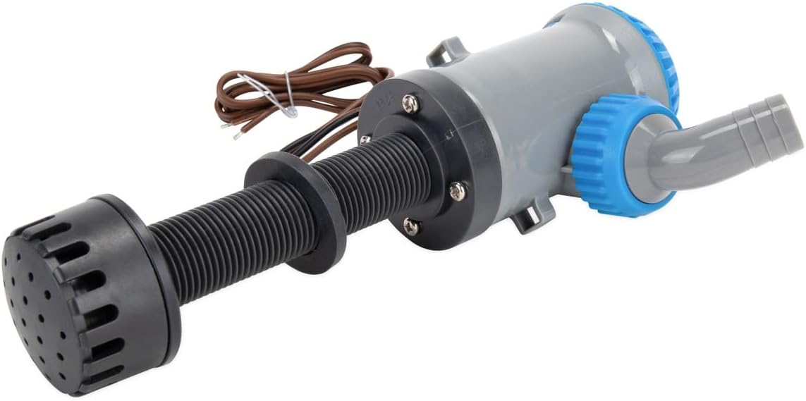 TRAC-Outdoor Products Trac T10016 600 GPH Thru-Hull Pump