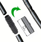 3/4" Barbed Insert PVC Coupling - Barb Tubing Reducing Coupling- Hose Fitting- Sch 40, Gray-1pcs