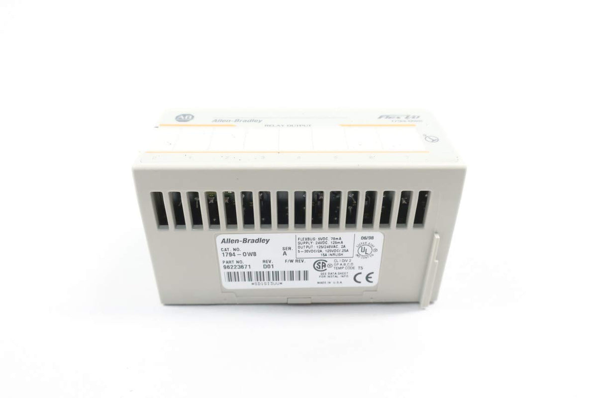ALLEN BRADLEY 1794-OW8 PLC MODULE