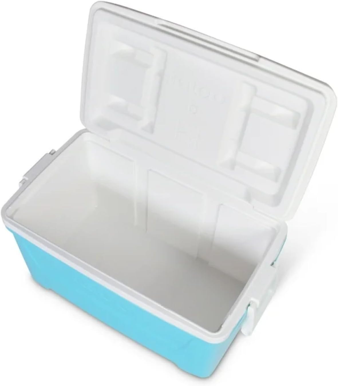 Igloos 48-Quart Hard-Sided Ice Chest Cooler with Swing-Up Handles, Quick-Access & Ultratherm Insulation for Camping