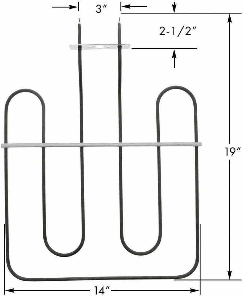 MEE62306504 Range Oven Bake Heating Element - For LG Cooking Appliance Part Replaces MEE62306501 - Oven Bake Broil Element - 4200 Watts, 240 Volts