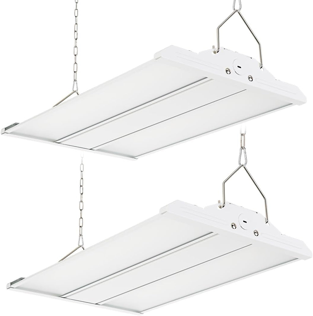 2-Pack 150W LED Linear High Bay Lights High Bay LED Shop Lights